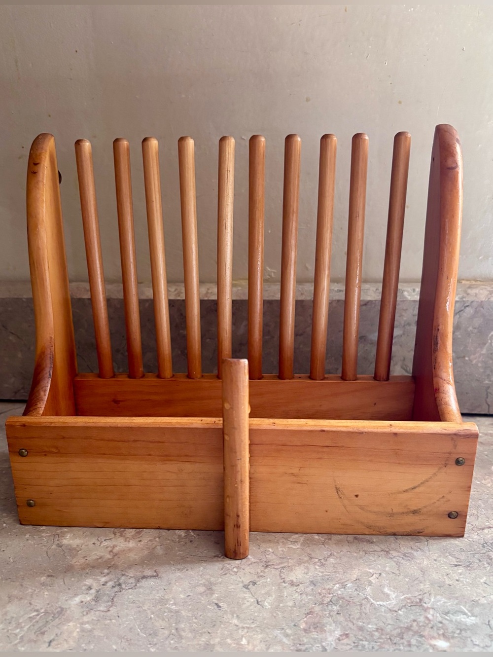 Wooden Utensil Rack